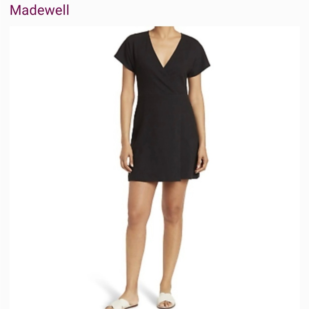 Madewell Black Wrap Dress